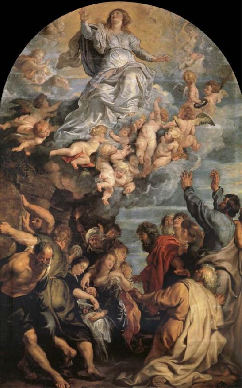 Peter Paul Rubens The Asuncion of Maria al Sky China oil painting art